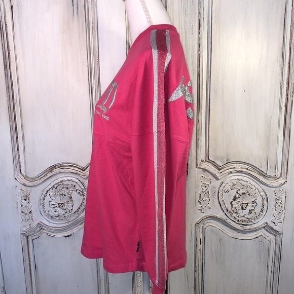 Disney Imagination Pink and Silver Sparkle Spirit Jerseys Sizes XS And S - Picture 4 of 10